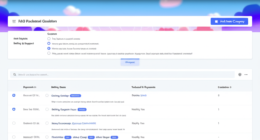 FAQ Management Interface